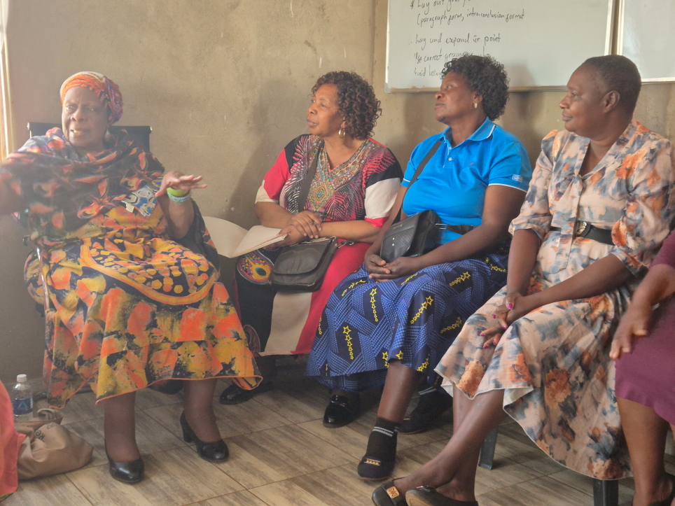 Sekai with AWC women Kuwadzana West